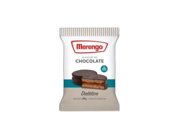 Merengo Alfajor Chocolate sin azúcar 45 g