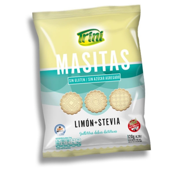 Masitas Trini de Limón + Stevia 120g