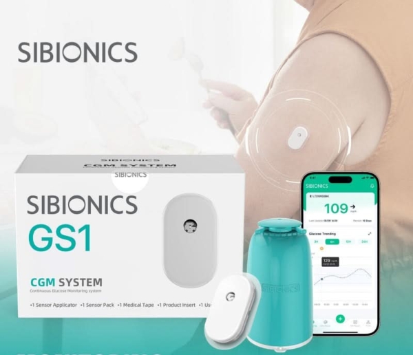 SIBIONICS GS1 (Sensor) Monitoreo contínuo de Glucemia
